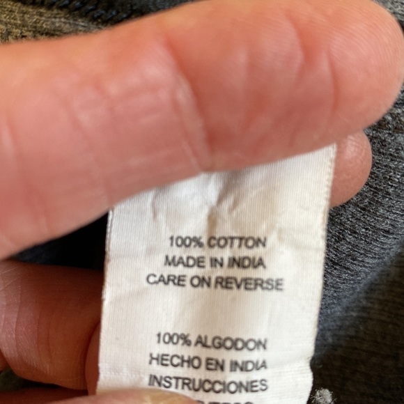 Age Of Wisdom Pullover Sweater shirt Mens L Black grey Reversible Preppy Warm - Picture 5 of 7